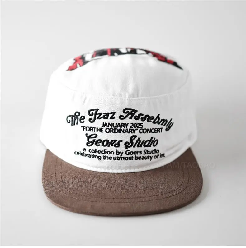 Korean Style Letter Cap for Men Women Flat Brim Baseball — feature 3