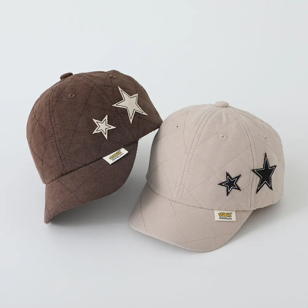 White Star Embroidered Baseball Cap for Boys Girls — feature 11