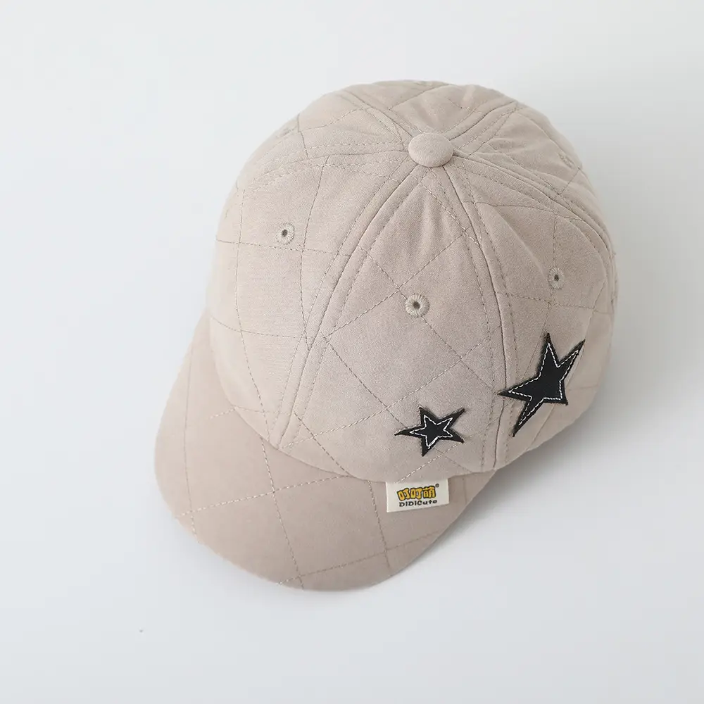 White Star Embroidered Baseball Cap for Boys Girls — feature 12