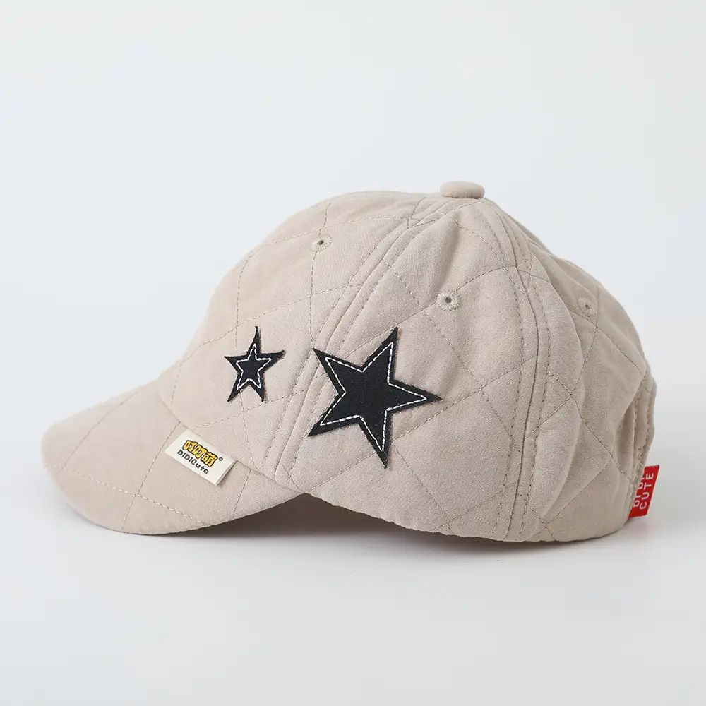 White Star Embroidered Baseball Cap for Boys Girls — feature 14