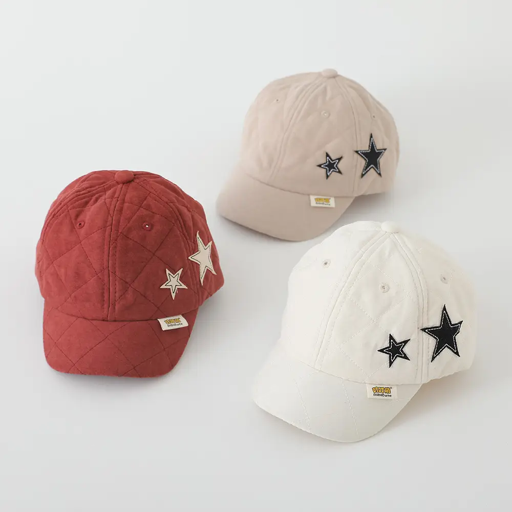 White Star Embroidered Baseball Cap for Boys Girls — feature 18