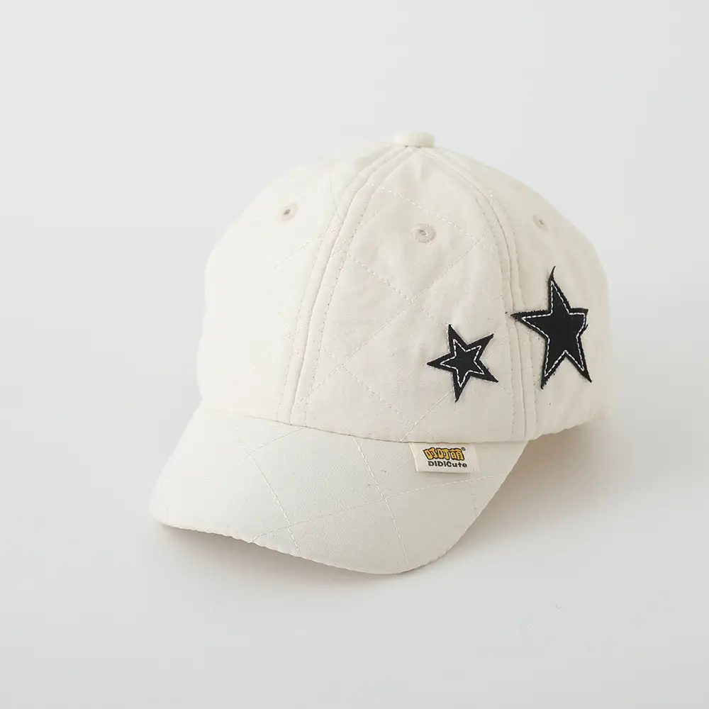 White Star Embroidered Baseball Cap for Boys Girls — feature 19