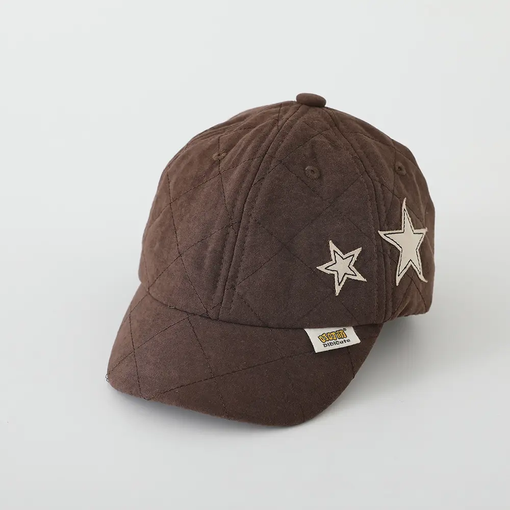 White Star Embroidered Baseball Cap for Boys Girls — feature 21
