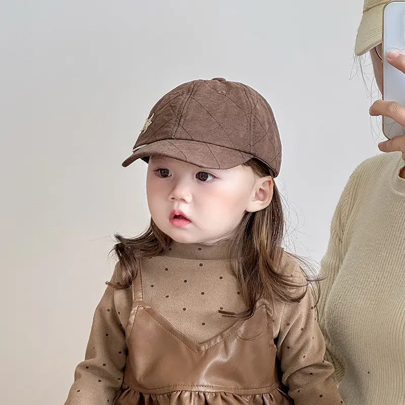 White Star Embroidered Baseball Cap for Boys Girls — feature 5