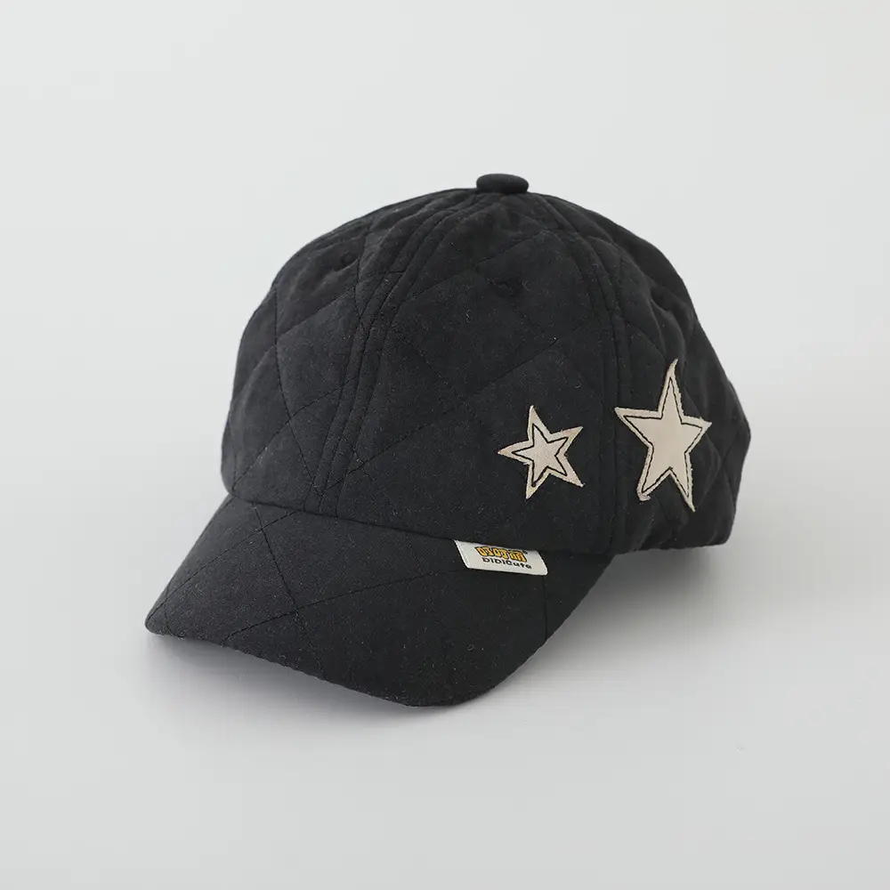 White Star Embroidered Baseball Cap for Boys Girls - Image 3
