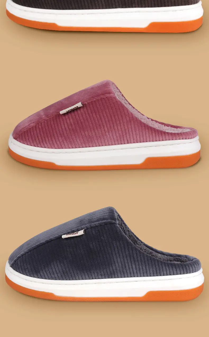 Women's Maroon Cotton Slipper Non-Slip Thick Sole — feature 16