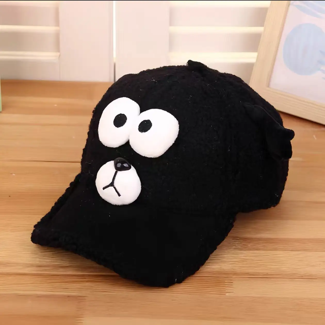 Pink Peaked Cashmere Hat for Kids Winter Warm - Image 13