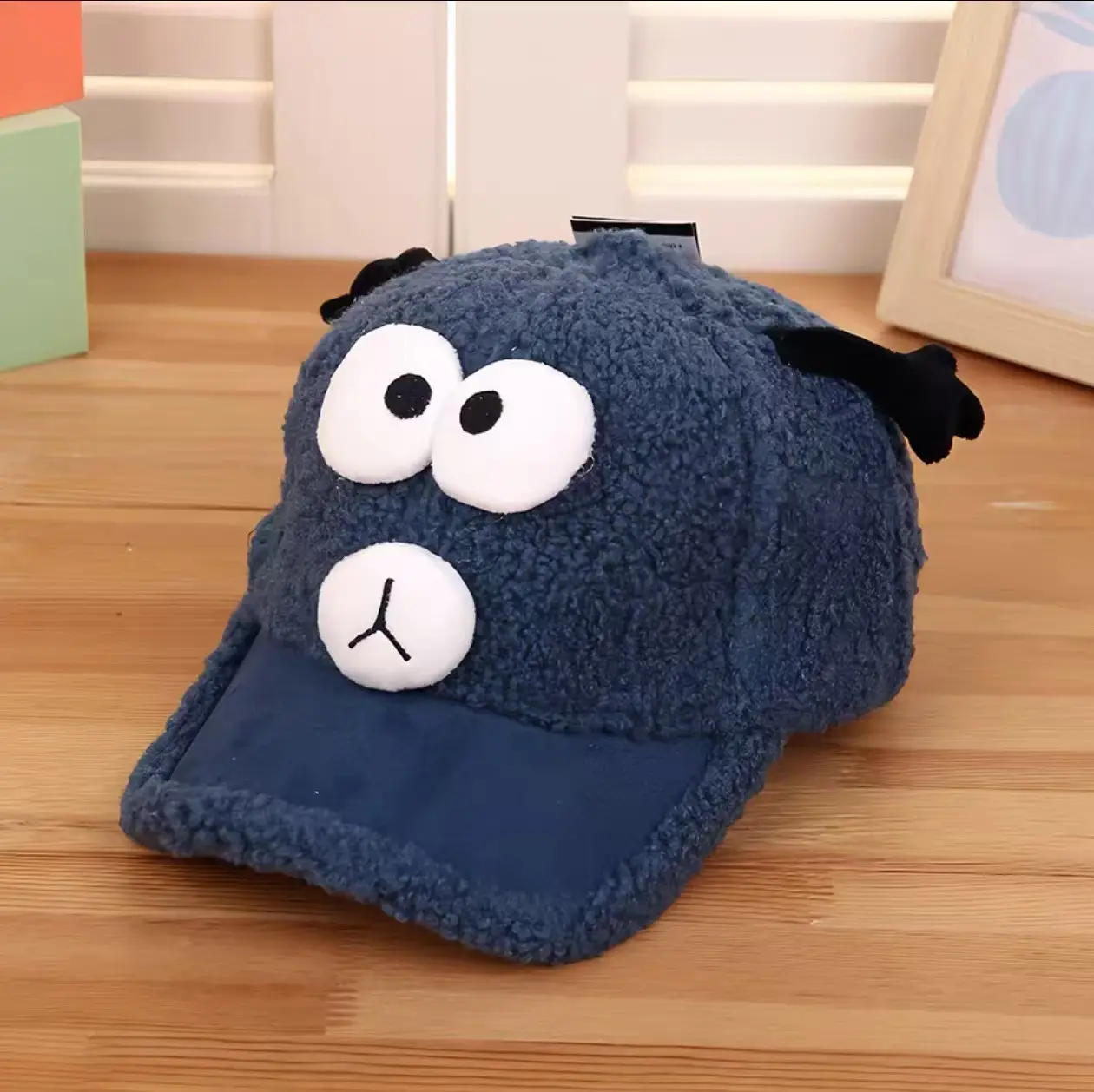 Pink Peaked Cashmere Hat for Kids Winter Warm - Image 15