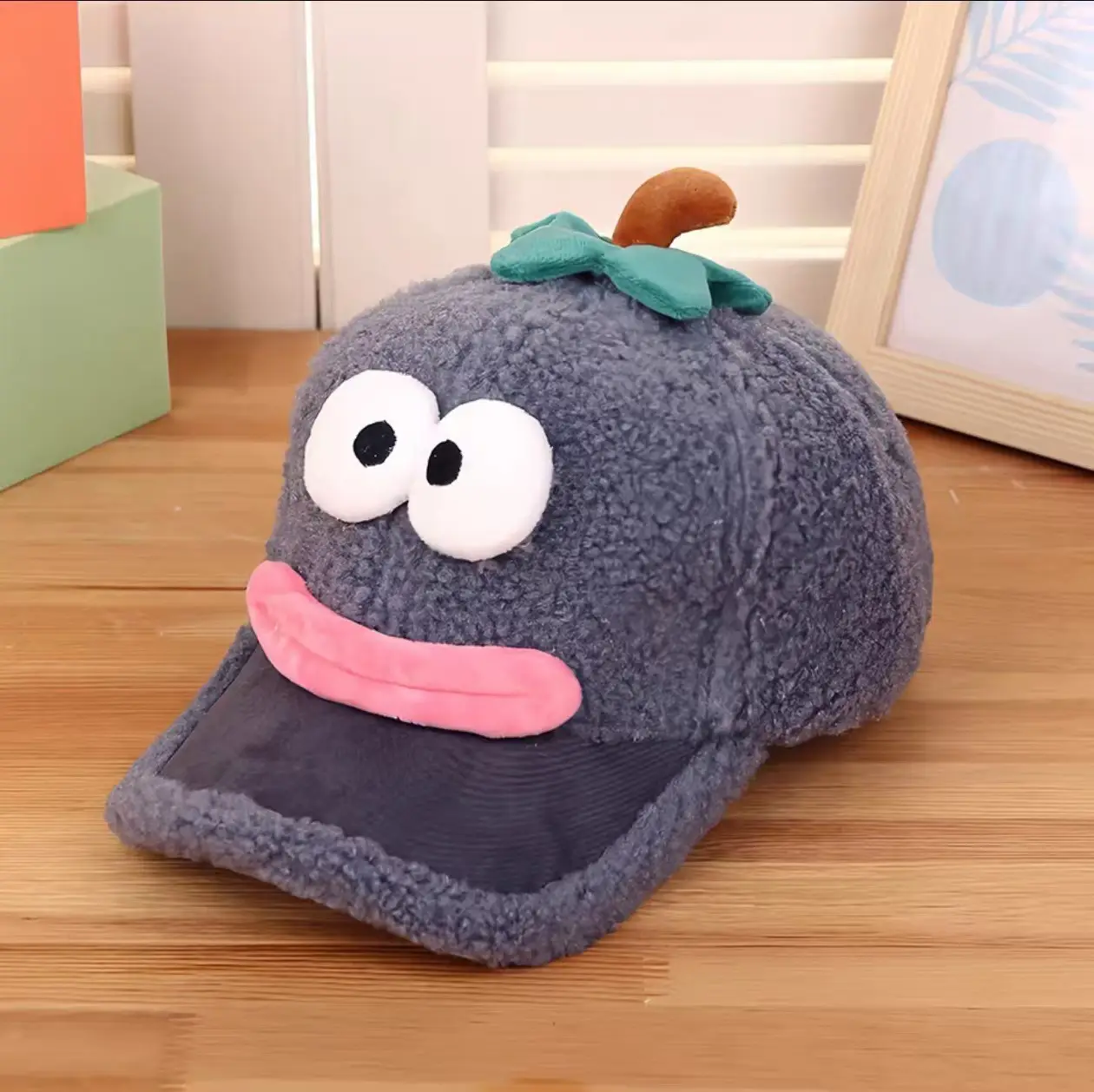 Pink Peaked Cashmere Hat for Kids Winter Warm - Image 27