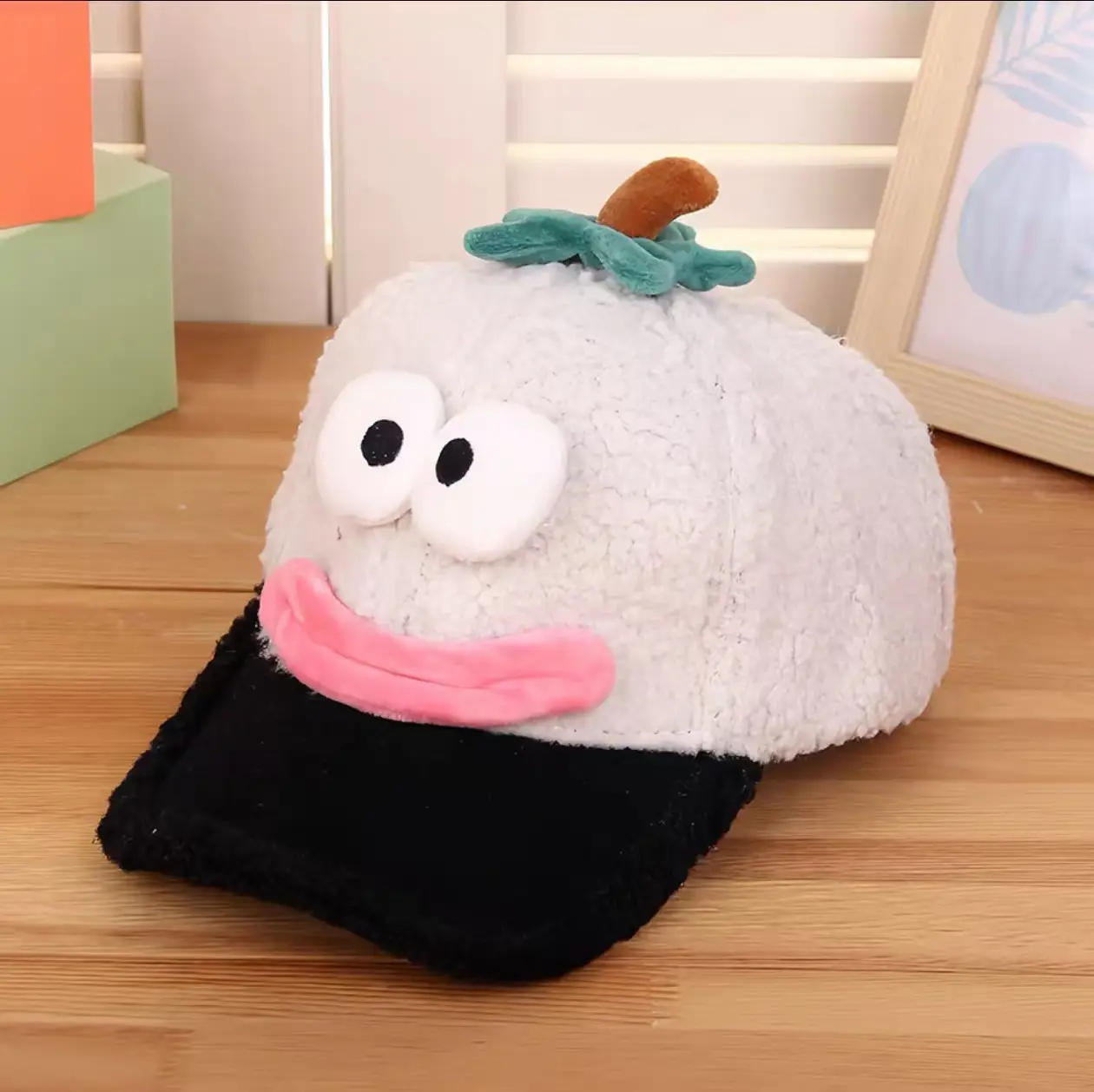 Pink Peaked Cashmere Hat for Kids Winter Warm - Image 28