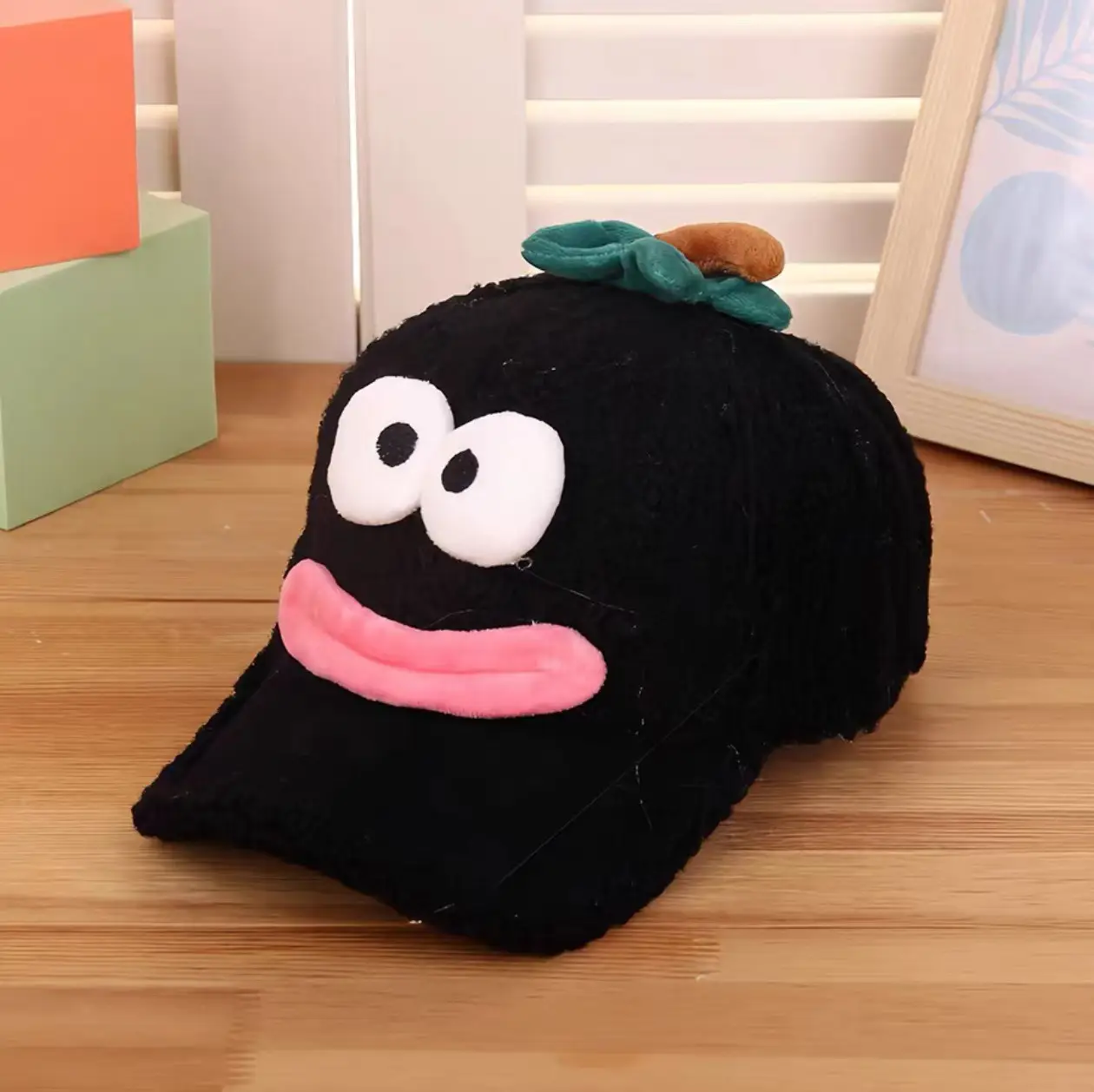 Pink Peaked Cashmere Hat for Kids Winter Warm - Image 30