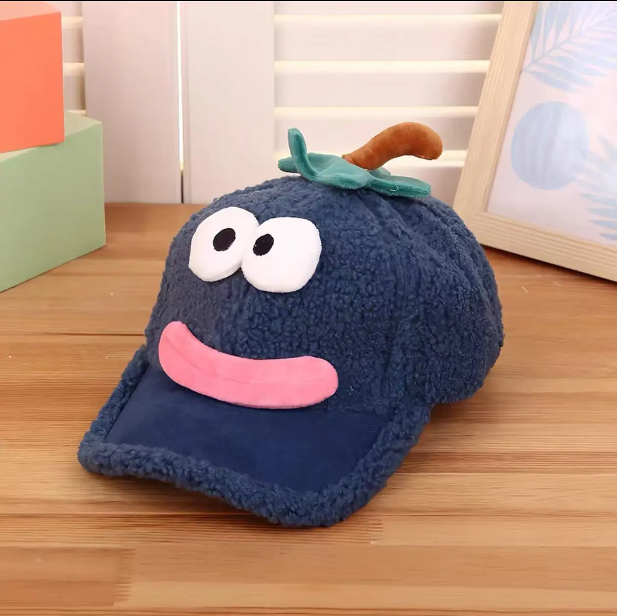 Pink Peaked Cashmere Hat for Kids Winter Warm - Image 33