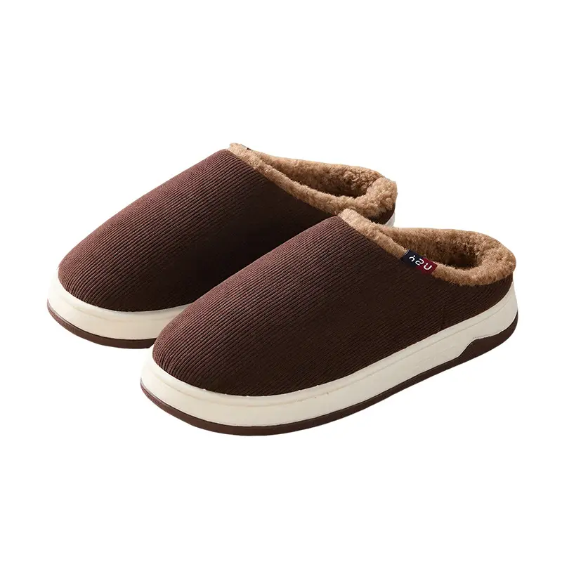 Nanbowan Middle-Aged and Elderly Cotton Slippers for Women in Autumn and Winter Indoor Home Thick-Soled Non-Slip Elderly Fleece-Lined Warm Men - Image 10