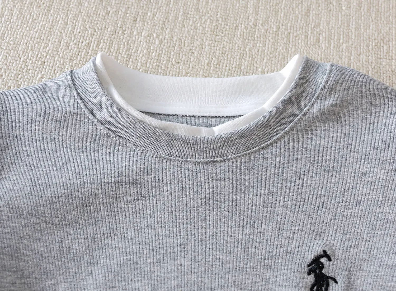 Children's Long Sleeve T-Shirt Brown White Cotton Baby Toddler — feature 6