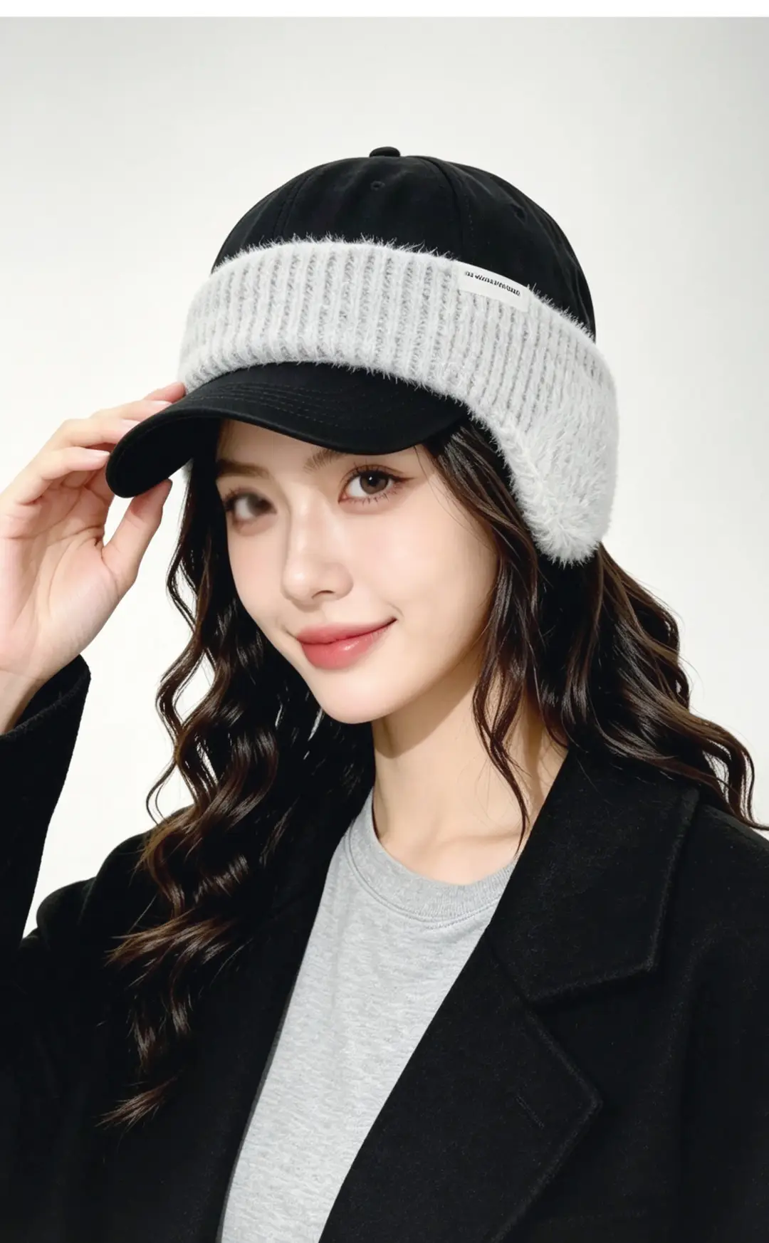 Korean-Style Warm Earmuffs, Cute Winter Thick Plush Cycling High-Elastic Maternity Headband, Ear Covers, Forehead Protector, Ear Warmers — feature 15