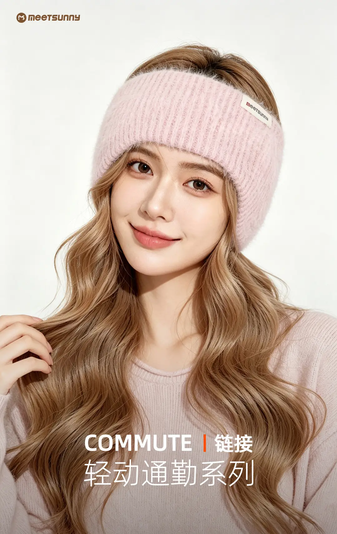 Korean-Style Warm Earmuffs, Cute Winter Thick Plush Cycling High-Elastic Maternity Headband, Ear Covers, Forehead Protector, Ear Warmers — feature 3