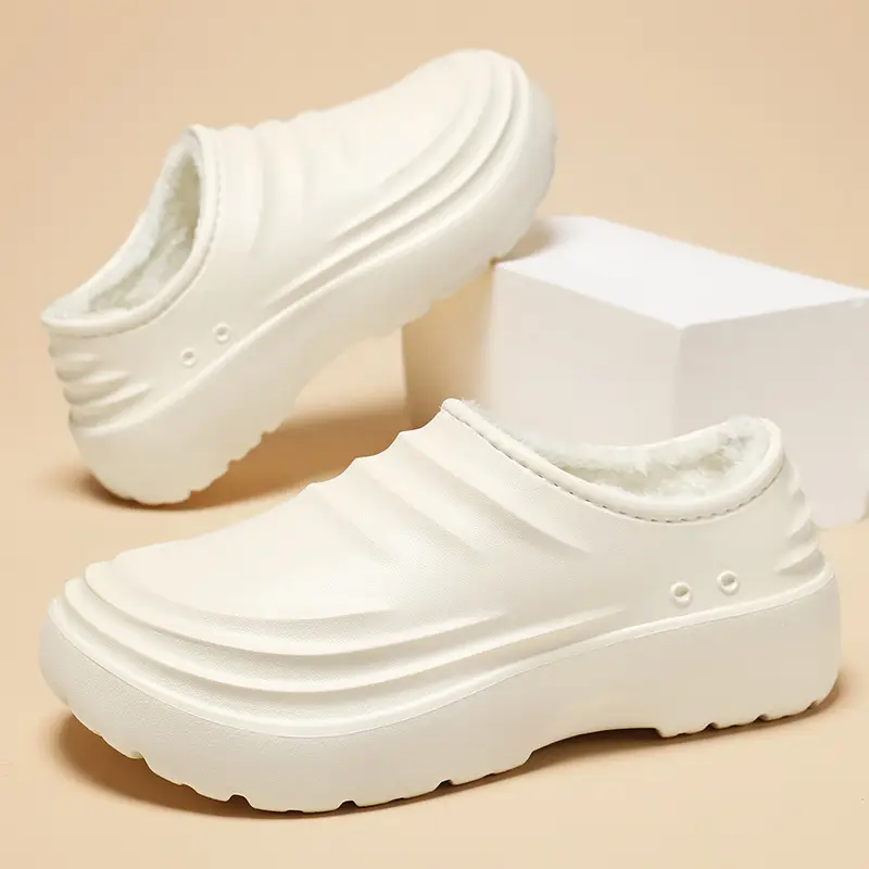 Black Thick-Soled Eva Kitchen Work Shoes