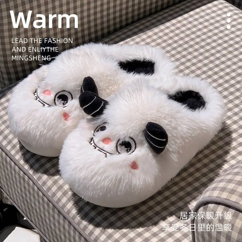2025 Cute Cartoon Cotton Slippers for Home & Outdoor Wear - Image 8