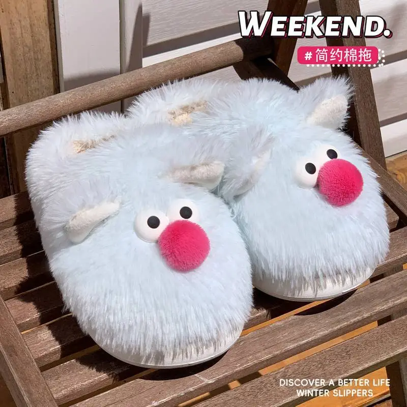 2025 Cute Cartoon Cotton Slippers for Home & Outdoor Wear - Image 9