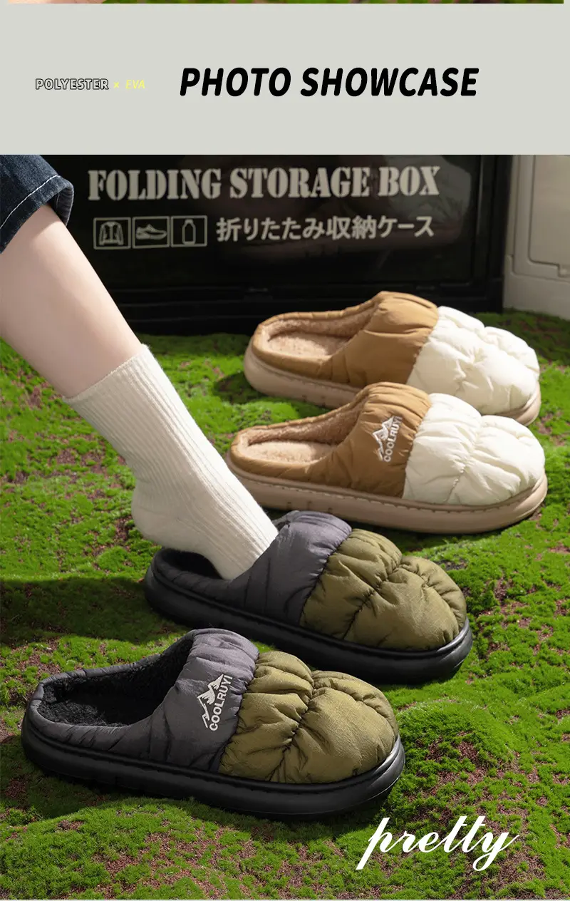 2025 Winter Cotton Slippers for Men Women Warm Waterproof — feature 14