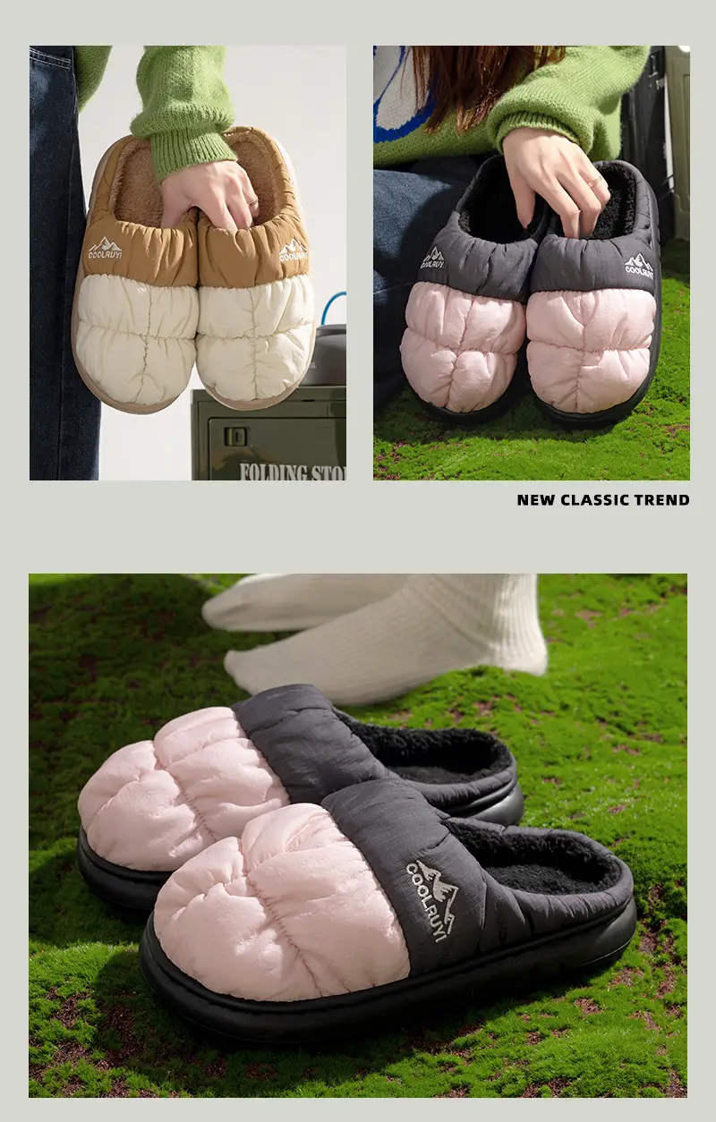 2025 Winter Cotton Slippers for Men Women Warm Waterproof — feature 16