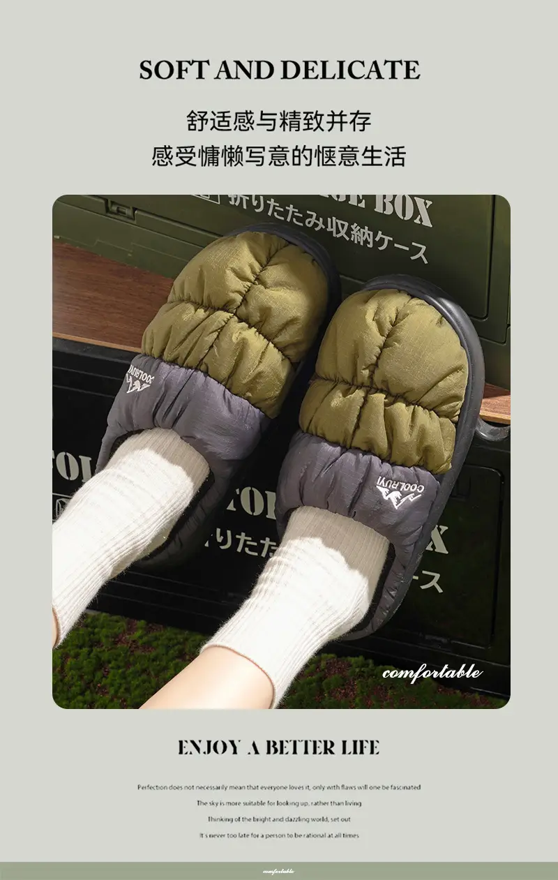 2025 Winter Cotton Slippers for Men Women Warm Waterproof — feature 5
