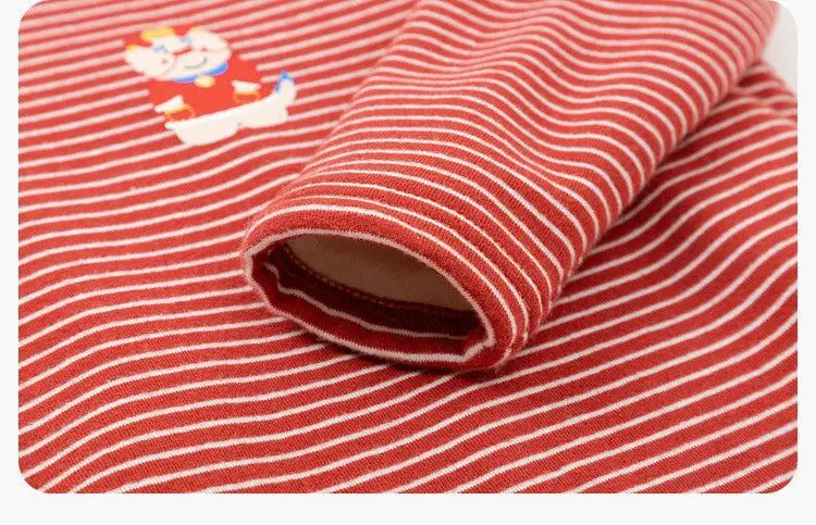 Baby New Year Greetings Fleece T-Shirt Winter Warm — feature 20