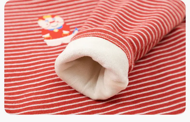 Baby New Year Greetings Fleece T-Shirt Winter Warm — feature 21
