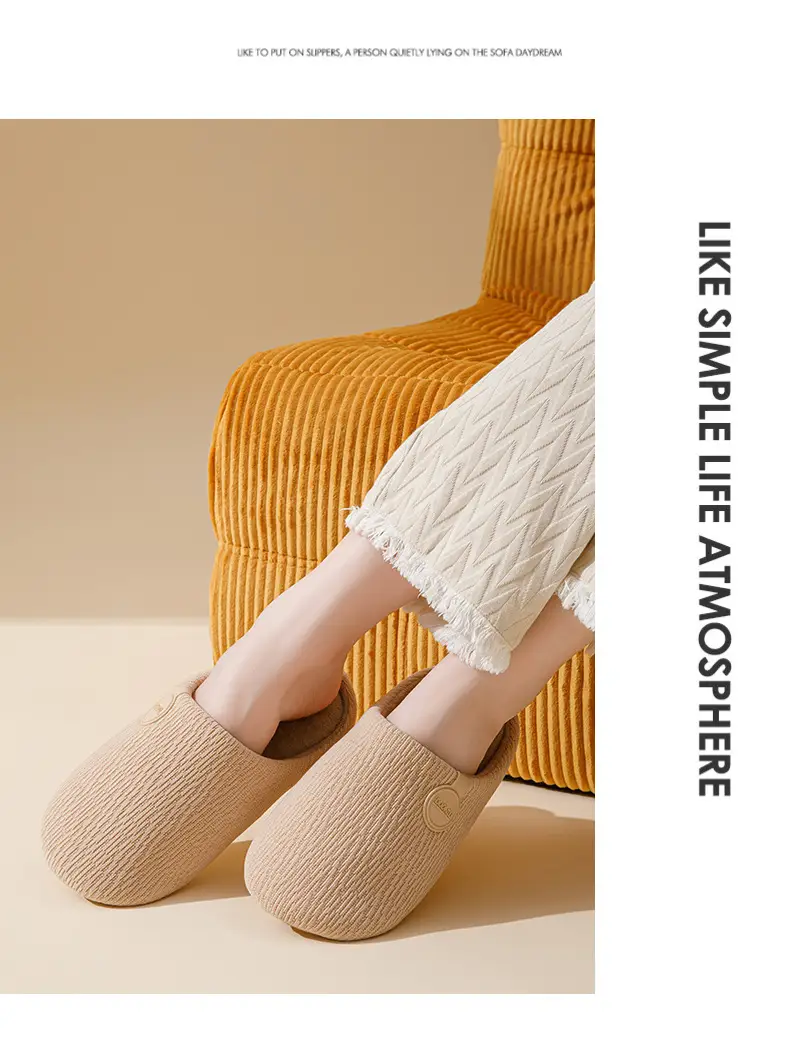 Winter Cotton Slippers for Men, Silent & Odor-Resistant — feature 16