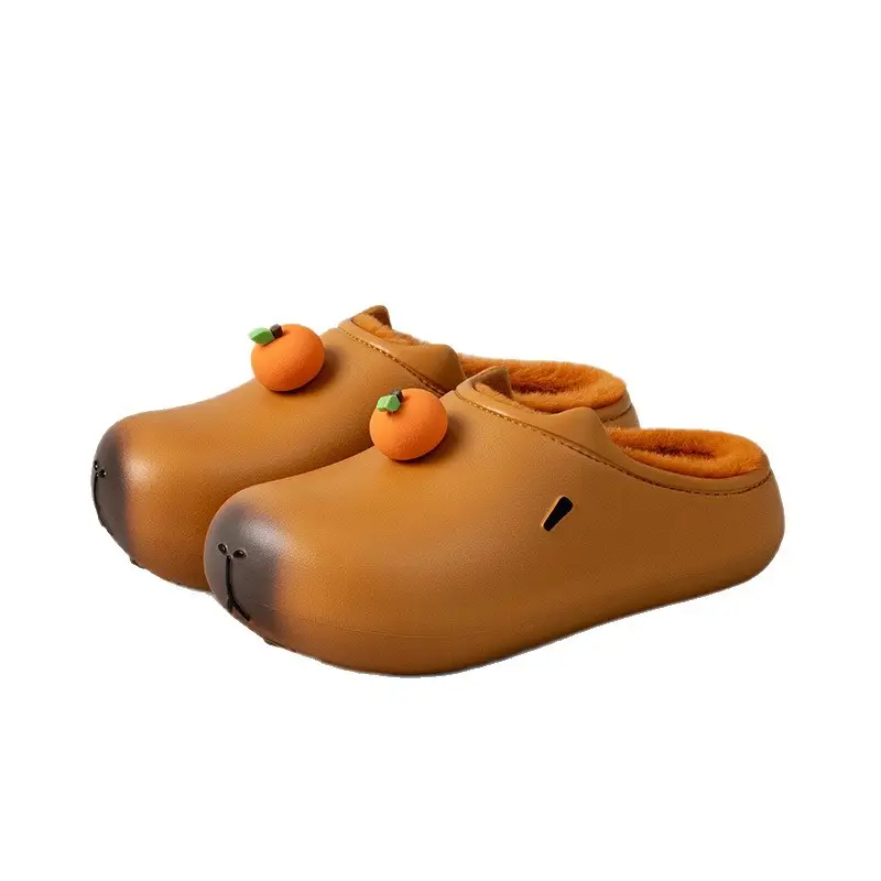 Winter Indoor Cotton Slippers for Women Men Thick Soled Waterproof - Image 7