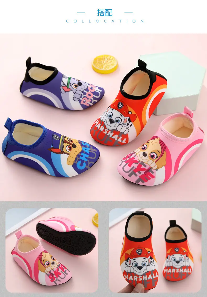 (Strictly Selected) Paw Patrol Floor Socks Children's Autumn and Winter Indoor Soft Sole Anti-Slip Baby Toddler Shoes Home Socks — feature 14