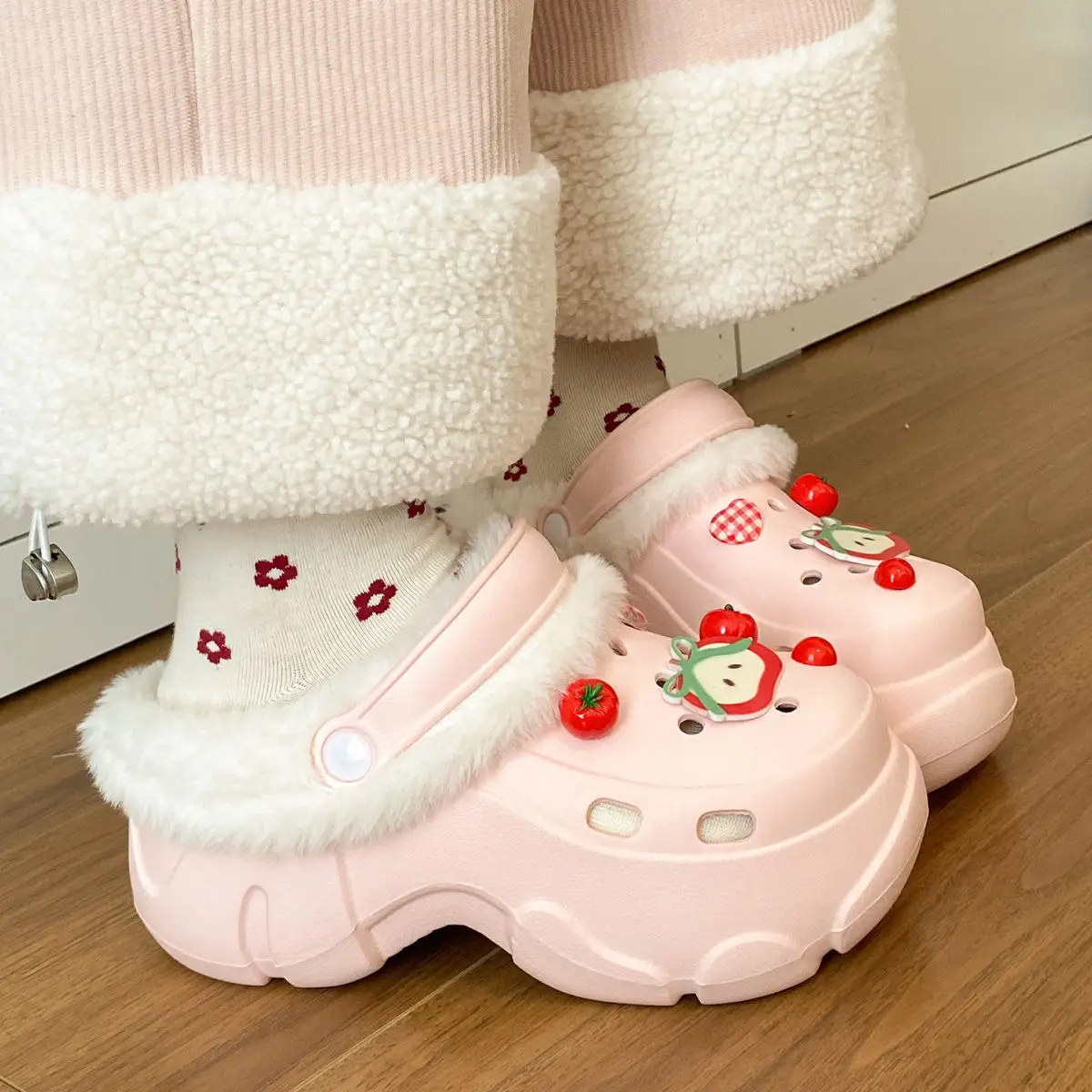 Detachable Warm Clogs for Women Winter Arch Support — feature 33