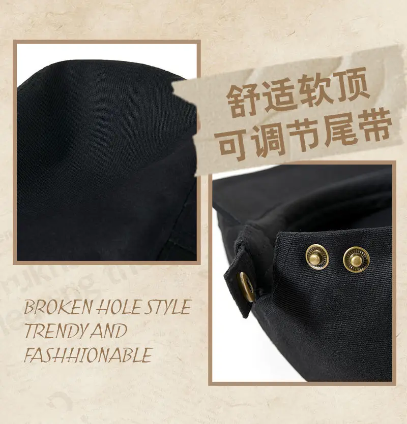 Korean Style Forward Cap for Men Coffee Blue — feature 12