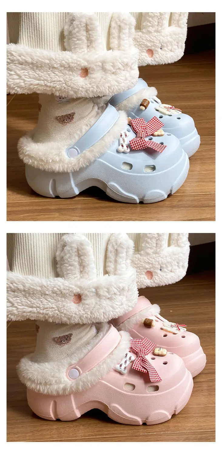 Winter Warm Thick Plush Eva Slippers for Women — feature 23