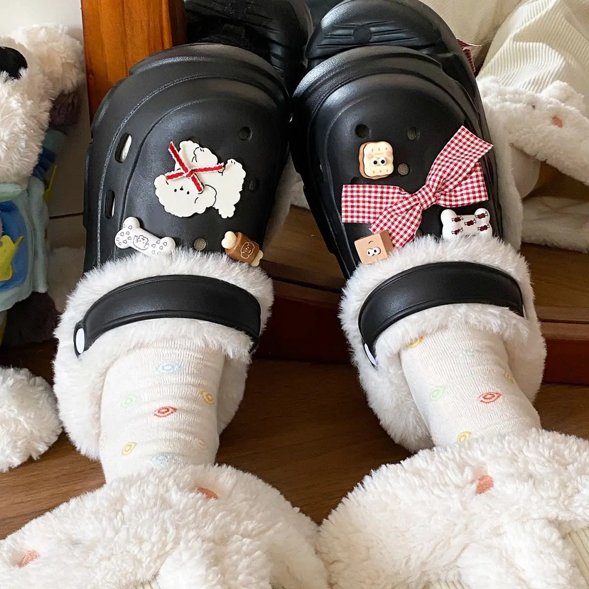 Winter Warm Thick Plush Eva Slippers for Women — feature 28