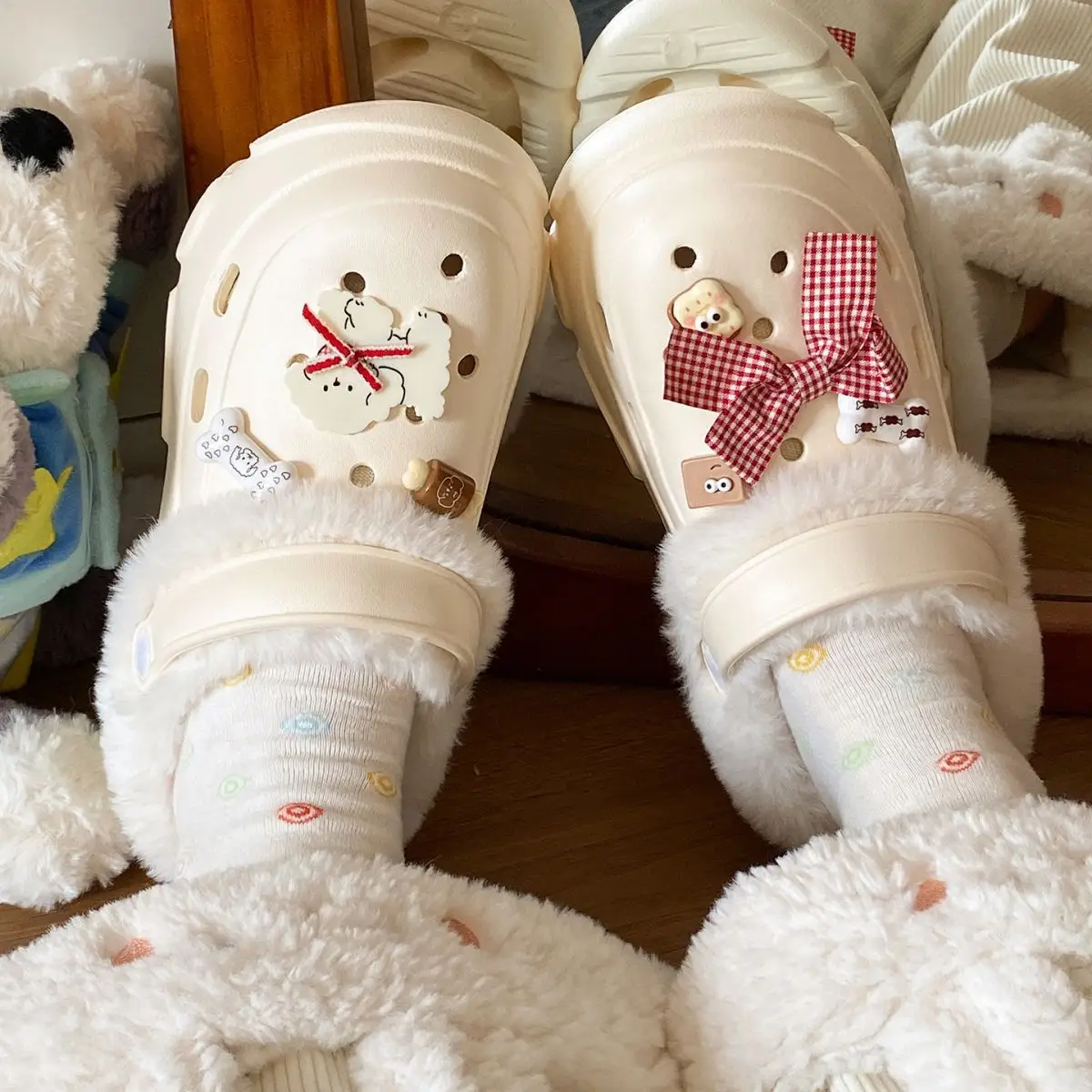 Winter Warm Thick Plush Eva Slippers for Women — feature 29