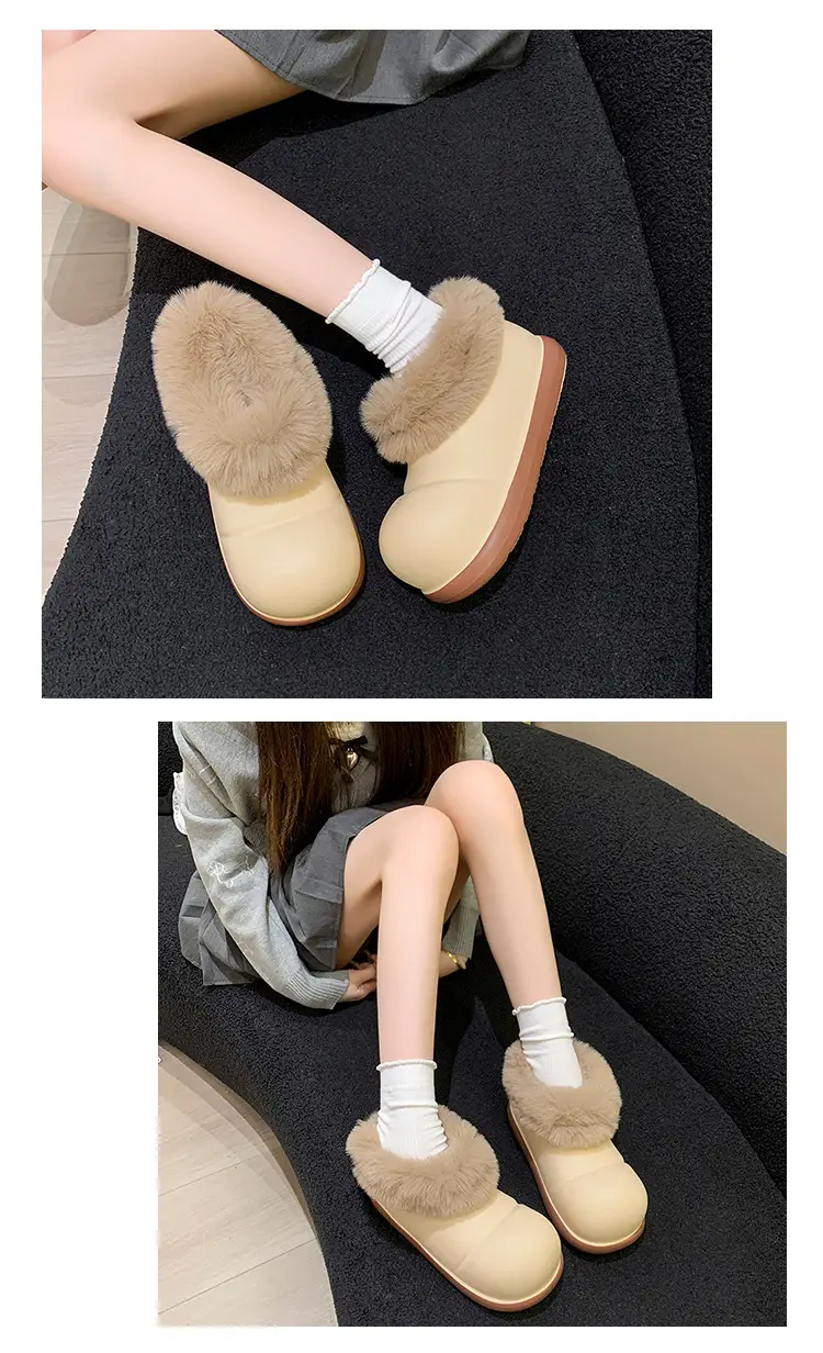 Women's Thick Soft Slippers Cream Non-Slip Indoor — feature 10