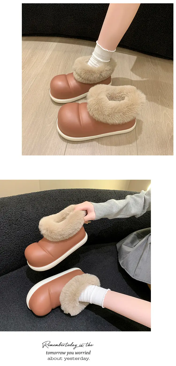 Women's Thick Soft Slippers Cream Non-Slip Indoor — feature 14