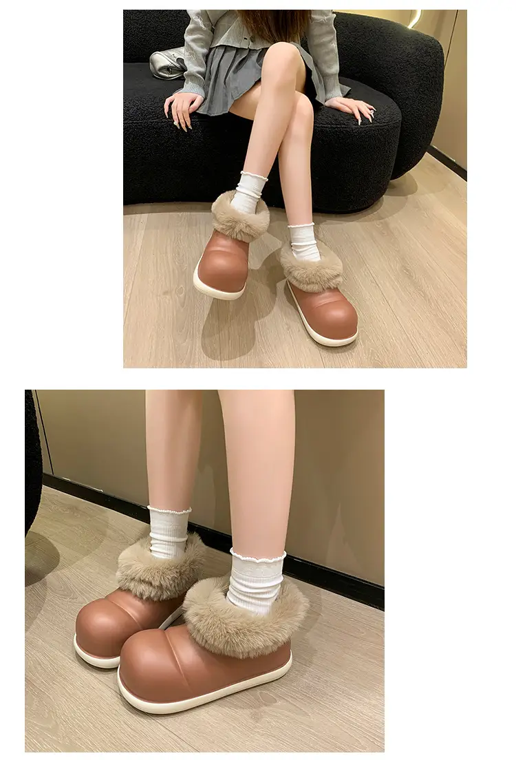 Women's Thick Soft Slippers Cream Non-Slip Indoor — feature 15
