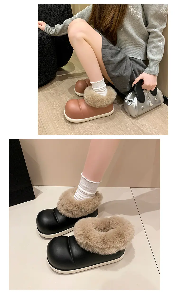 Women's Thick Soft Slippers Cream Non-Slip Indoor — feature 16