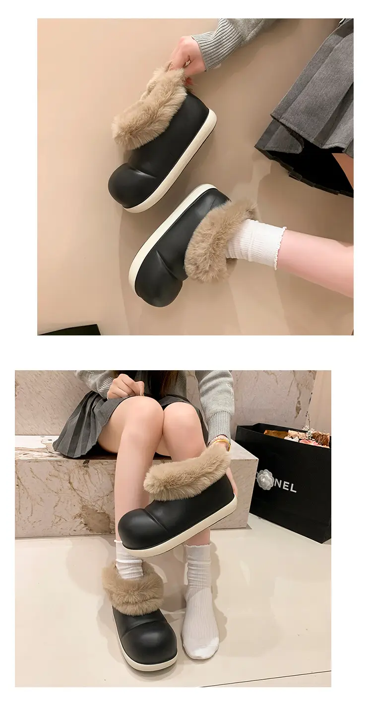 Women's Thick Soft Slippers Cream Non-Slip Indoor — feature 17
