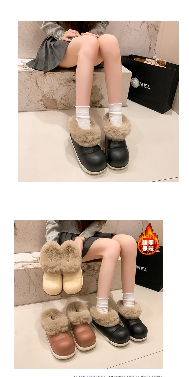 Women's Thick Soft Slippers Cream Non-Slip Indoor — feature 18