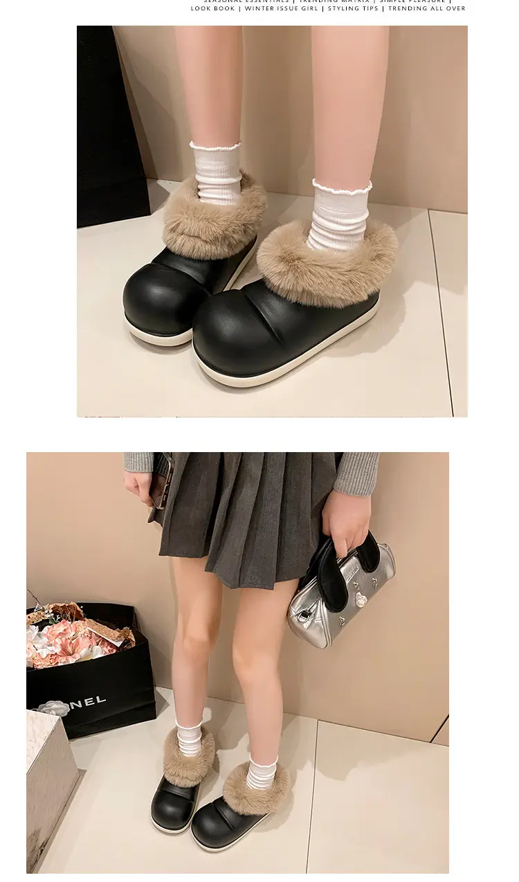 Women's Thick Soft Slippers Cream Non-Slip Indoor — feature 19