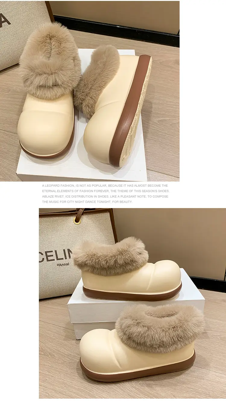 Women's Thick Soft Slippers Cream Non-Slip Indoor — feature 22