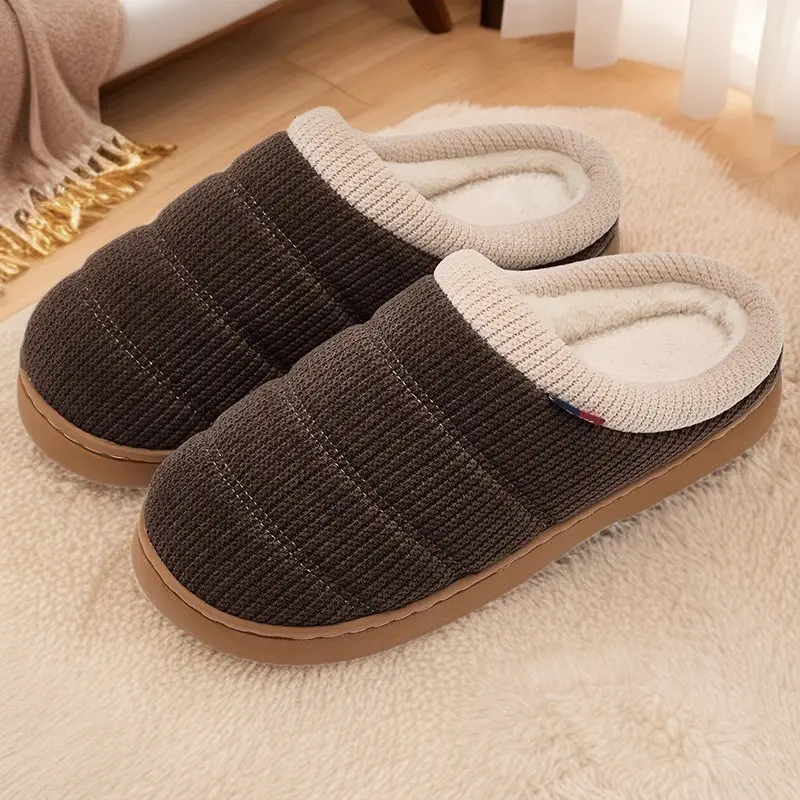 Warm Cotton Slippers for Women Winter 2025