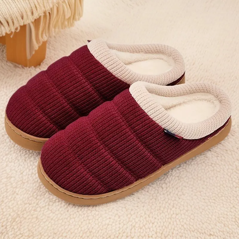 Warm Cotton Slippers for Women Winter 2025