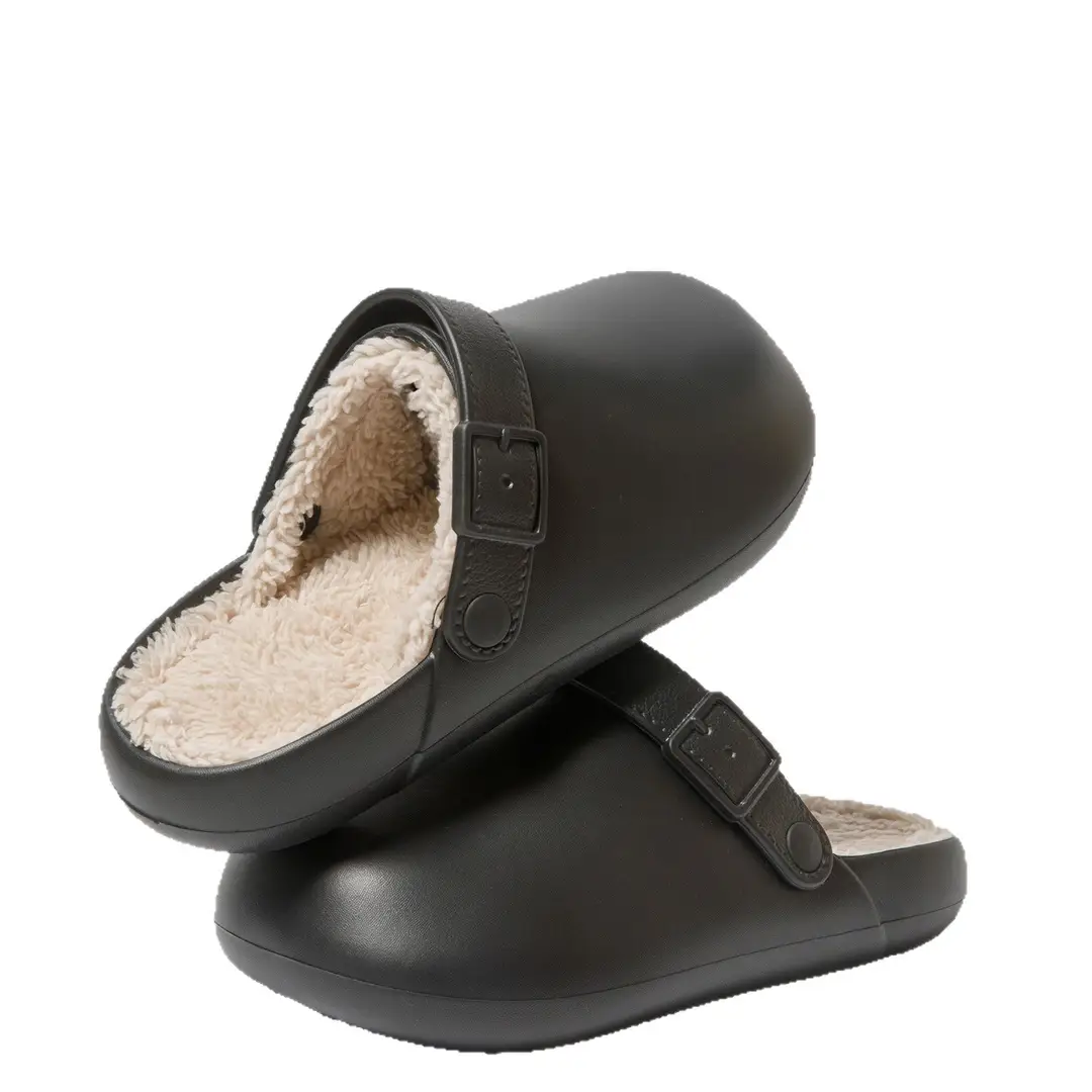 Waterproof Cotton Slippers for Men, Winter 2026 New Model, Indoor Home Non-Slip Anti-Odor Thick-Soled Outdoor Warm Cotton Slippers for Women - Image 8