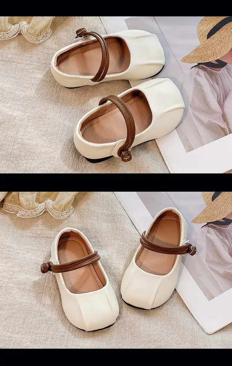 Girls Leather Flats Baby Princess Shoes Soft Sole — feature 14