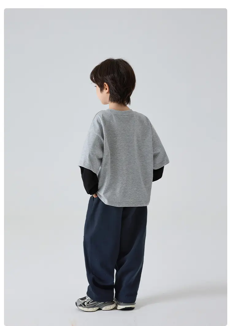 Kids Faux Fur Hand Print T-Shirt Spring Outfit — feature 15