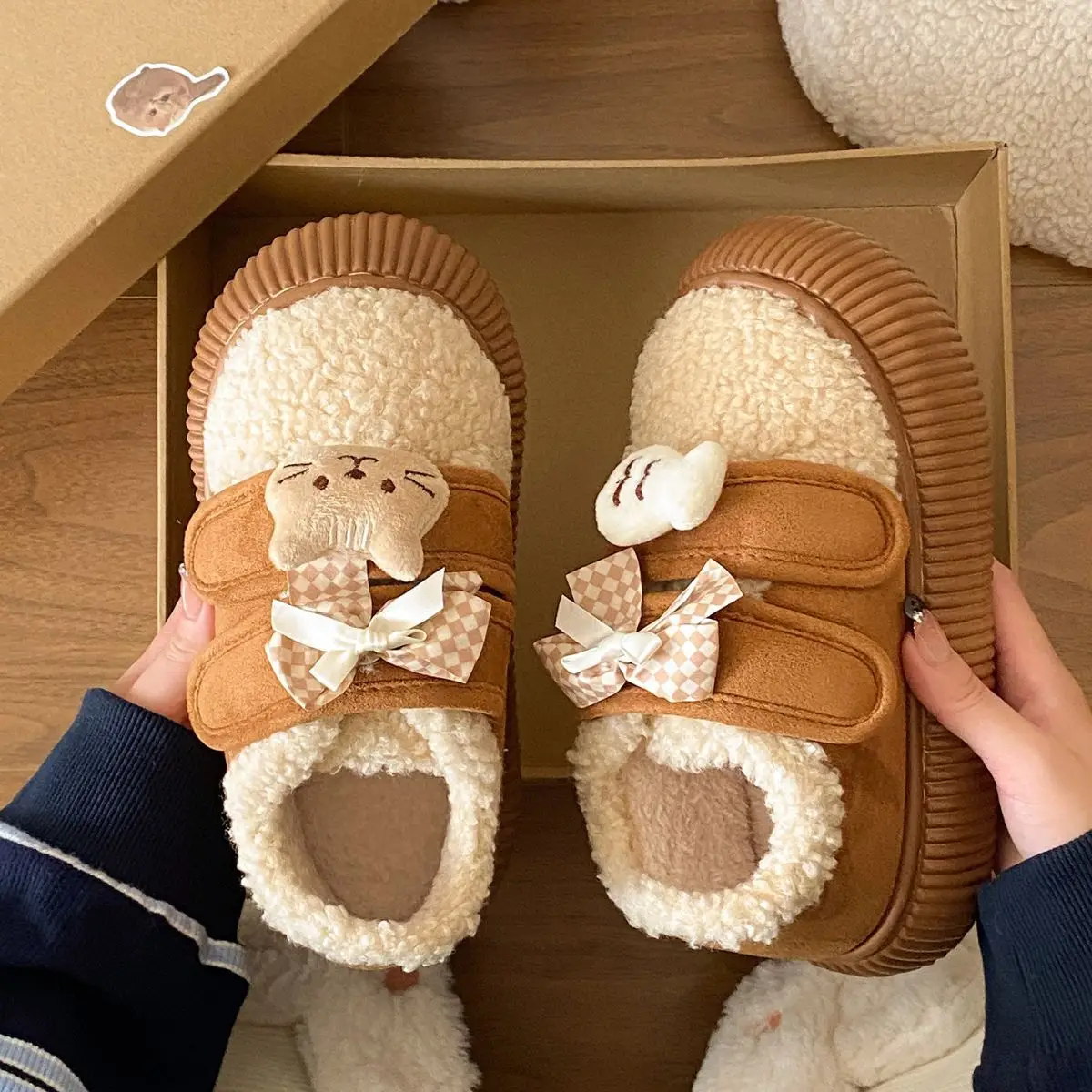 2025 Winter Cat Fish Velvet Shoes for Women — feature 22